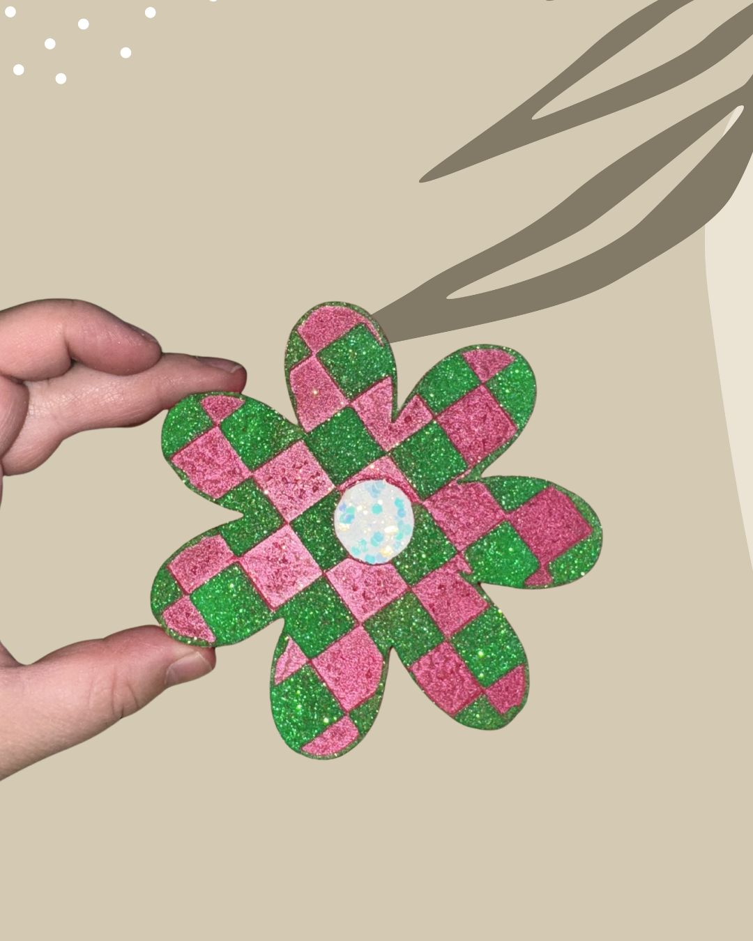 Checkered Flower
