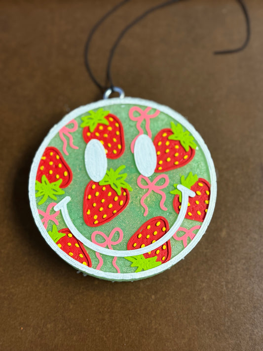 Strawberries & Bows Smiley